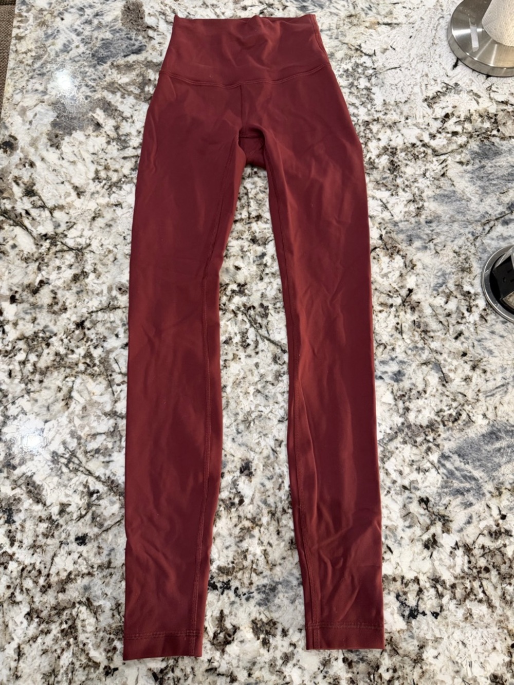 lululemon athletica High-Rise Leggings in Burgundy size 0 with a 25” inseam